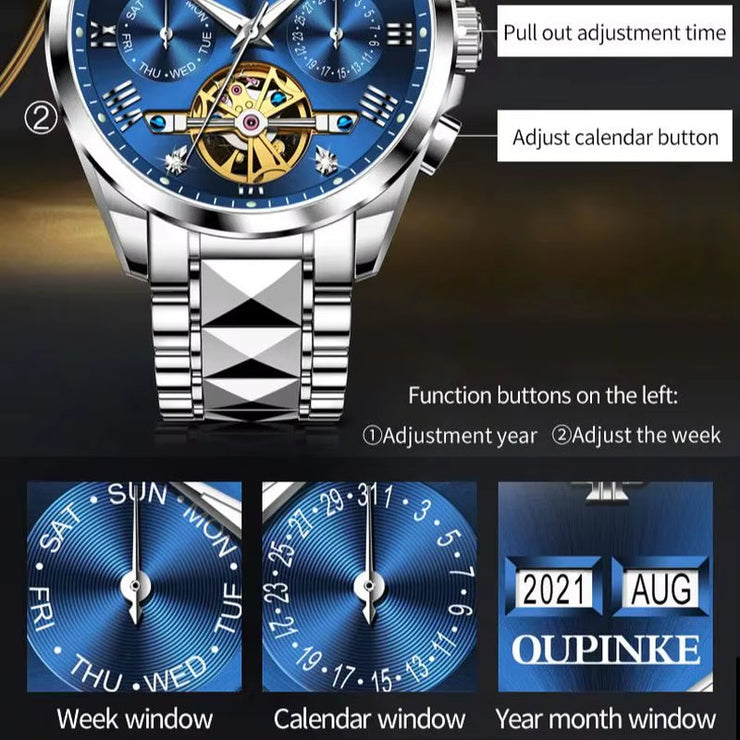 TOP Luxury Brand Couple Watches Pair for Men and Women Automatic Mechanical Lover'S Watches Waterproof Couple Watch Set
