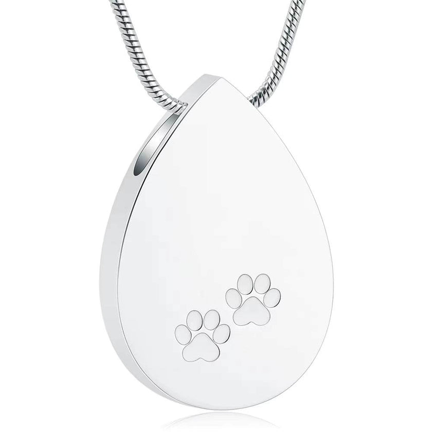 Cremation Jewelry Urn Pendant Necklace for Pet Dog Cat Ashes 316L Stainless Steel Customized Gift to Women Men Keepsake Jewelry