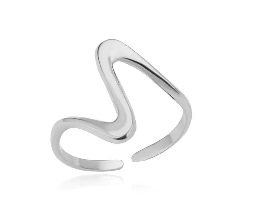 Christmas Zircon Moon Rings for Women Stainless Steel Glowing Moon Star Adjustable Finger Ring Aesthetic Wedding Jewelery Gift Bague Femme