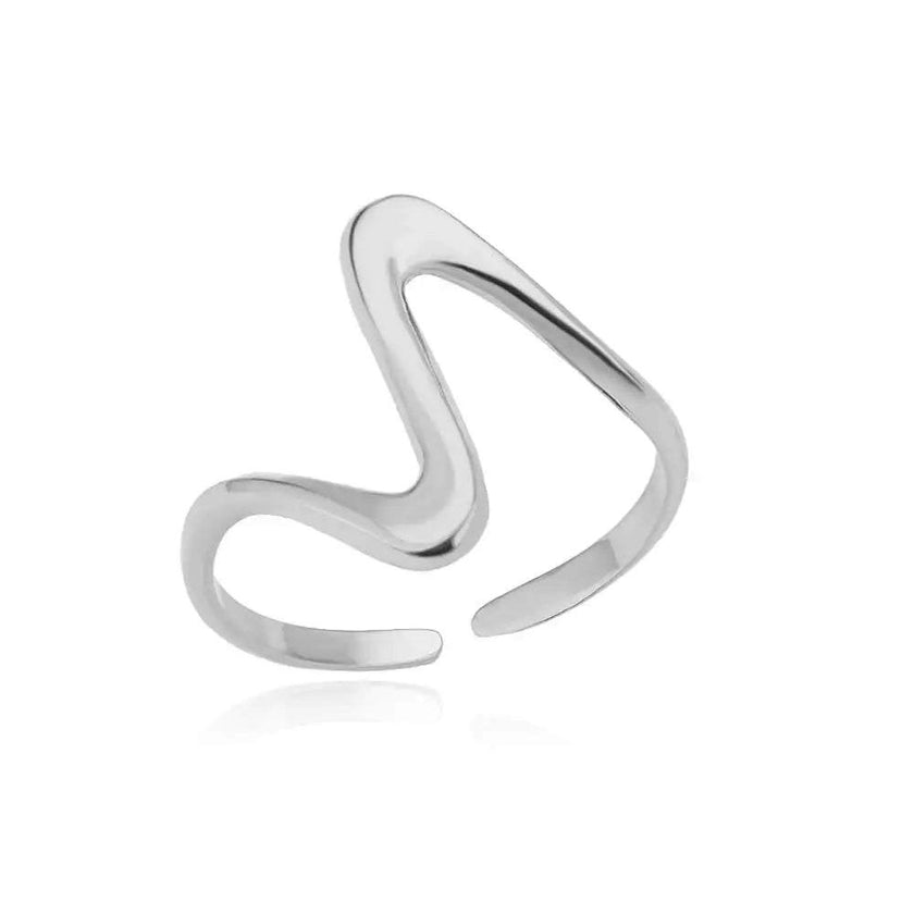 Christmas Zircon Moon Rings for Women Stainless Steel Glowing Moon Star Adjustable Finger Ring Aesthetic Wedding Jewelery Gift Bague Femme