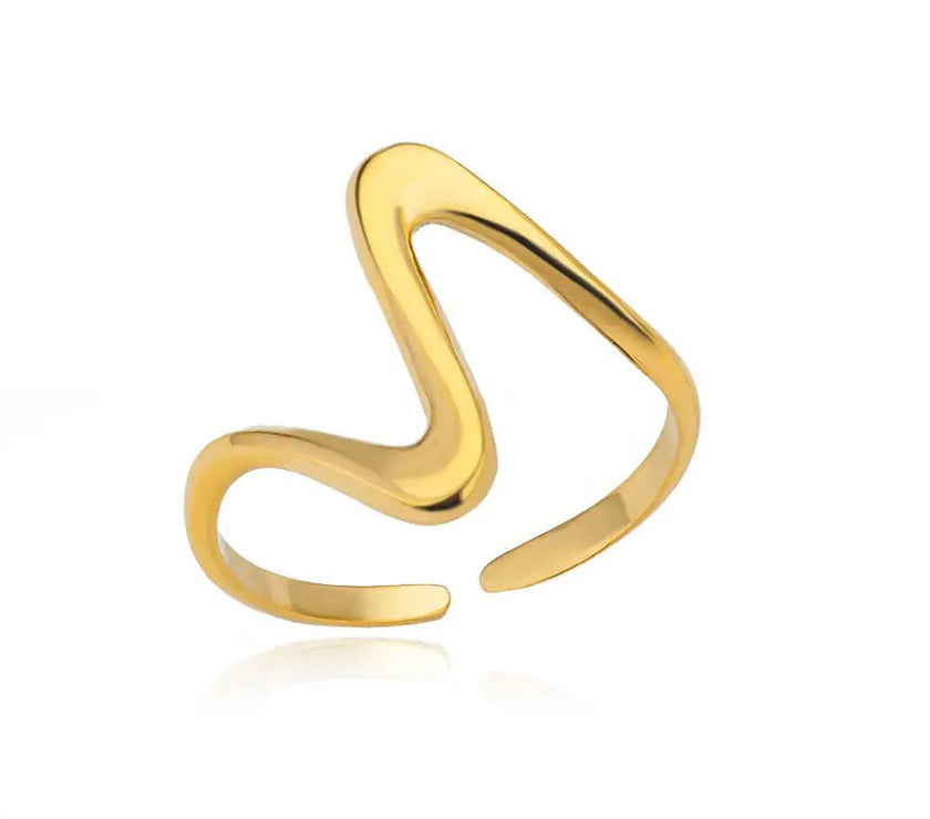 Christmas Zircon Moon Rings for Women Stainless Steel Glowing Moon Star Adjustable Finger Ring Aesthetic Wedding Jewelery Gift Bague Femme