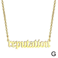 New 1989 Taylor’S Version Necklace Reputation Singer Signature Fearless Speak Now Necklaces for Music Lover TS Inspired Fan K7K2