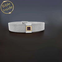 Bracelet Bible Scripture Bracelet with Nano Bible - Noble Origin Bracelet