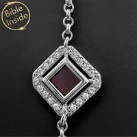   Jewelry Christianity Bracelet with Nano Bible - Royal Frame Bracelet