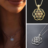 Timeless Bible Necklace with the Seed of Life - Harmony Pendant