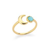 Christmas Zircon Moon Rings for Women Stainless Steel Glowing Moon Star Adjustable Finger Ring Aesthetic Wedding Jewelery Gift Bague Femme