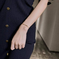 14K Real Gold Plated Fashion Jewelry Micro-Inlaid Zircon Elegant Bracelates for Woman Holiday Party Daily Luxury Bracelate