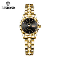 B5552 New Luxury Brand Quartz Womens Watches 30M Waterproof Luminous Date Wristwatch Fashion Business Womens Watches