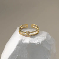 Hollow Open-end Niche Design Ring for Women