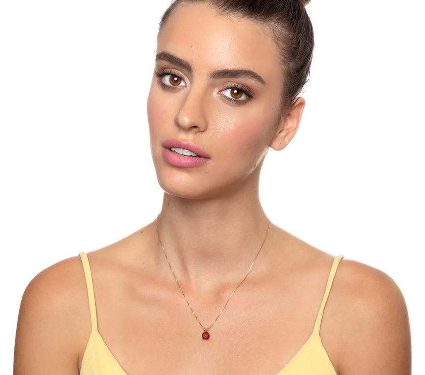 Gold Plated Silver I Love You Necklace Solitaire Pendant 12 Languages 24k Gold Inscribed